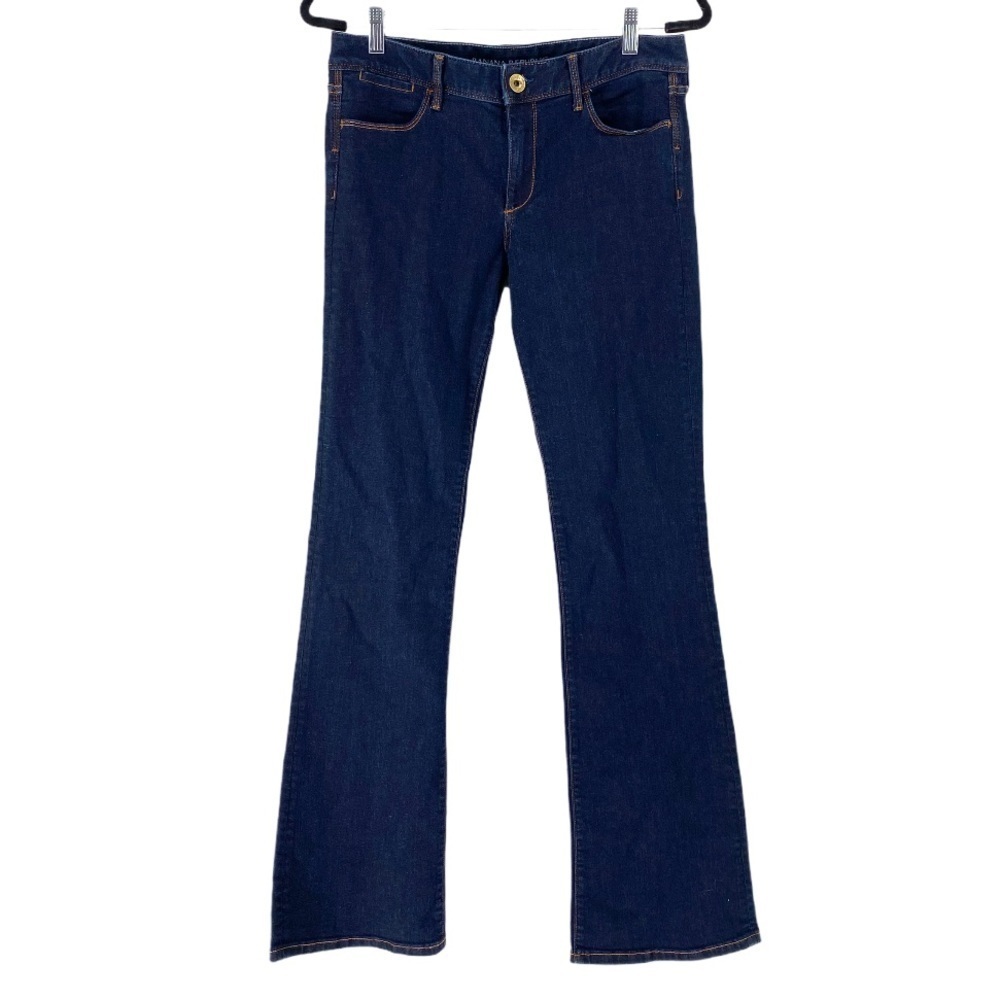 Banana Republic Women's Dark Wash Flare Jeans - 29